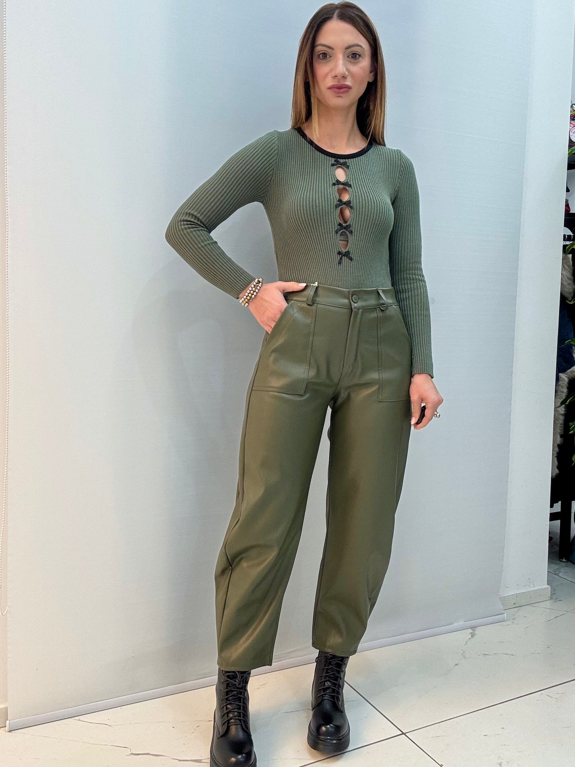 Pantalone Ballon art.18228 Verde Militare